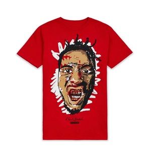 Reason X ODB Wu-Tang Scribble Red T-Shirt